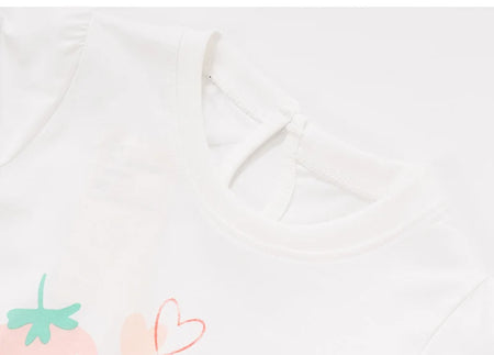 Kids Girls Children‘s Clothing Suits 2024 Summer 100% Combed Cotton t-shirt Leggings Pants Outfits Casual Baby Girl Clothes Sets