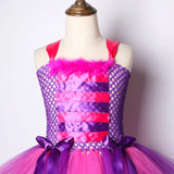Little Wild Cat Mesh Tutu Dress Kid Girls Halloween Costumes Animal Cosplay Dresses With Headband Princess Birthday Party Outfit - www.sixcolors.us