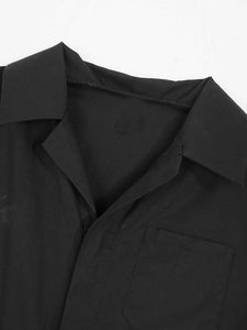 Kids Boys Mechanic Cargo Coverall Suit Casual Jumpsuit Long Sleeve Turndown Collar Bodysuit Streetwear Halloween Cosplay Costume - www.sixcolors.us