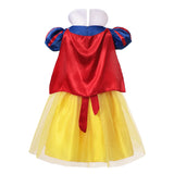 Kids Halloween Party Cosplay Snow White Costume Baby Girl Bow Tangled Ball Gown Clothing Children Wedding Princess Dress 2-12T - www.sixcolors.us