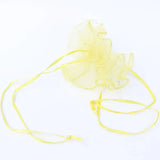 100pcs diameter 40cm Gold Round Organza Bag Drawstring jewelry packaging bags for Wedding/gift/food/candy/Christmas Yarn bag - www.sixcolors.us