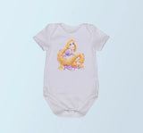 Newborn Baby Girls Cosplay Costumes Kids Elsa Princess Short Sleeve Jumpsuits Cartoon Girl Toddler Clothes 1st Birthday Gifts