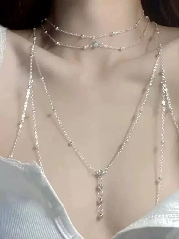 Accessible Luxury Tassel Couple Niche Style Men's and Women's Accessories Body Chains