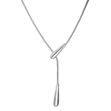 Cold Style Minimalist Women's Autumn and Winter Long Sweater Chain Water Drop