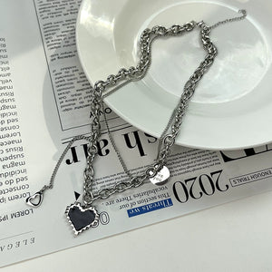 INS Twin Female Sweet Cool Style Stylish Hip Hop Necklace