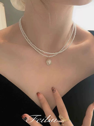Niche Style Palace Style Women's Stylish Pearl Necklace