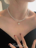 Niche Style Palace Style Women's Stylish Pearl Necklace
