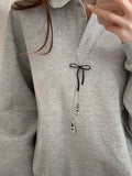 Pendant Titanium Steel Pull-out Adjustable Female Bows