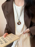 INS Pendant Female Niche Design Unique Camel Bone