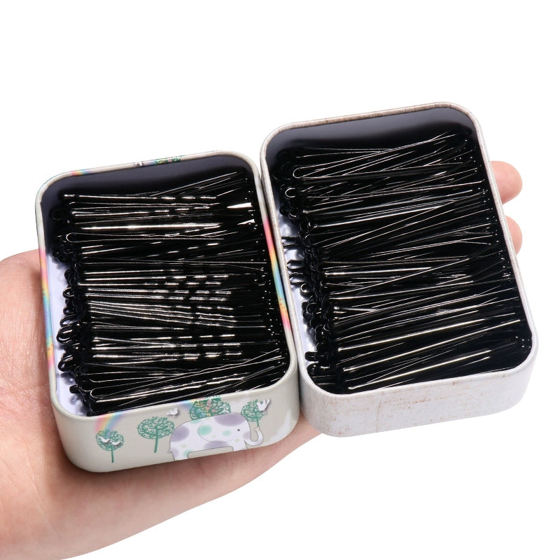 Black Headdress Hairpin Wave Fixed Clip
