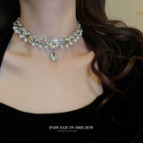 Accessible Luxury Women's Dress Sweater Chain Baroque Pearl