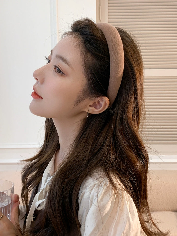 Sponge High Skull Top Face Washing Wide Edge Fashion Hair Band
