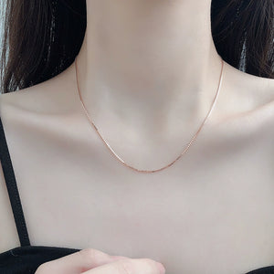 18K 925 Sterling Silver Women's Gold Pearl Lanyard Necklace