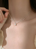 Accessible Luxury S925 Women's Niche Style Sweet Cool Pearl Necklace