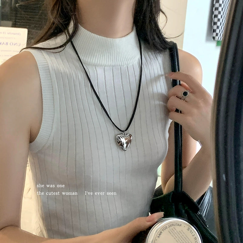 Niche Style Silver Girls Internet Hot Pendant Necklace