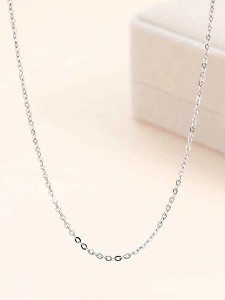 999 Sterling Silver Necklace Female Silver Chain without Pendants 925 Clavicle Chain Pure Necklace Snake Bone Replacement Choker Silver Jewelry Rope Accessories