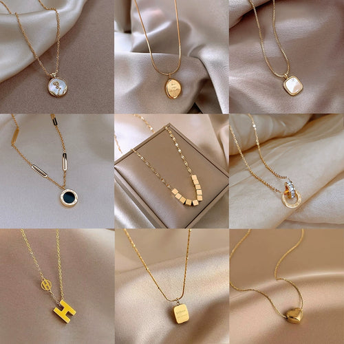 Light Luxury Minority Best Selling Non-Fading Titanium Steel Women's Necklace