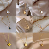 Light Luxury Minority Best Selling Non-Fading Titanium Steel Women's Necklace