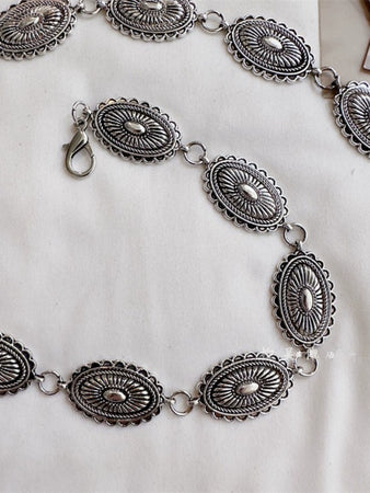 Silver Stylish Vintage Accessories Summer Waist Chain