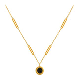 Niche Style Double-Sided Titanium Steel Women's Accessible Luxury Fancy Necklace
