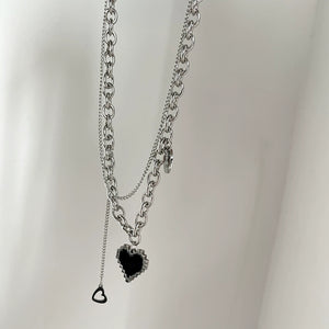 INS Twin Female Sweet Cool Style Stylish Hip Hop Necklace