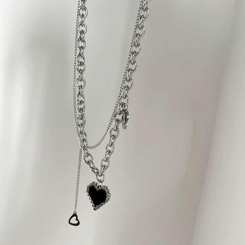 INS Twin Female Sweet Cool Style Stylish Hip Hop Necklace