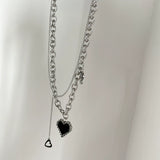 INS Twin Female Sweet Cool Style Stylish Hip Hop Necklace