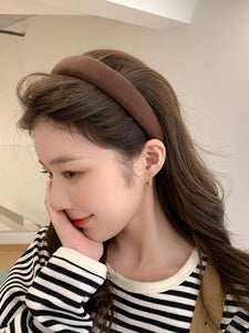 Sponge High Skull Top Face Washing Wide Edge Fashion Hair Band