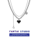 INS Twin Female Sweet Cool Style Stylish Hip Hop Necklace