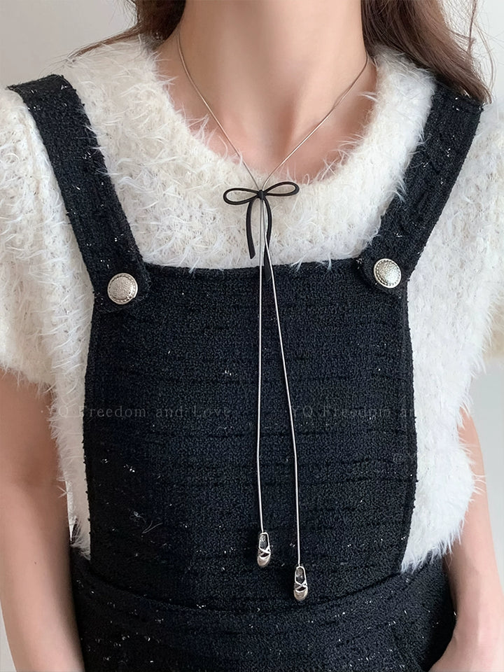 Pendant Titanium Steel Pull-out Adjustable Female Bows