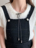 Pendant Titanium Steel Pull-out Adjustable Female Bows