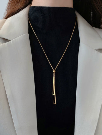Long Female Pendant Accessories Accessible Luxury All-Match Sweater Chain