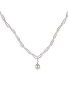 Classic Style Women's Sweet Double-Layer Stylish Pearl Necklace