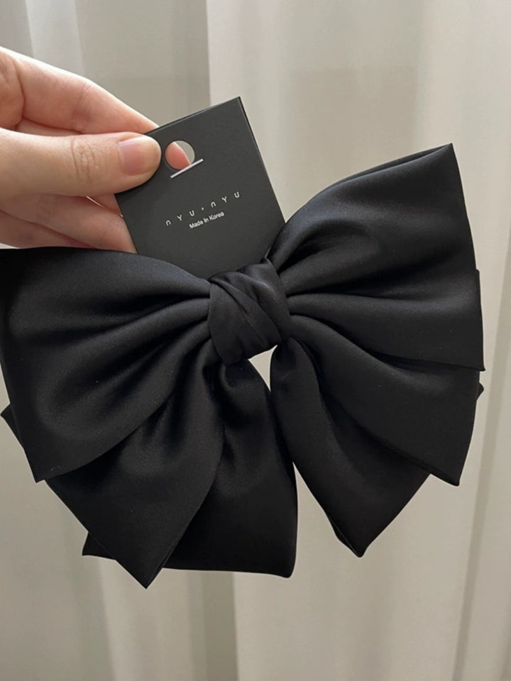 Drape Spring Clip High Quality Hairpin Satin Bows
