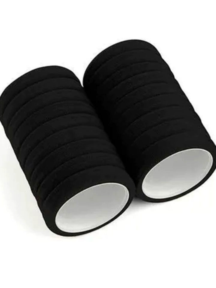Girls High Elastic Durable Hair Rope Black Rubber Band