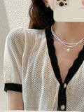 Niche Style Palace Style Women's Stylish Pearl Necklace