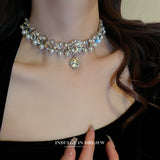 Accessible Luxury Women's Dress Sweater Chain Baroque Pearl