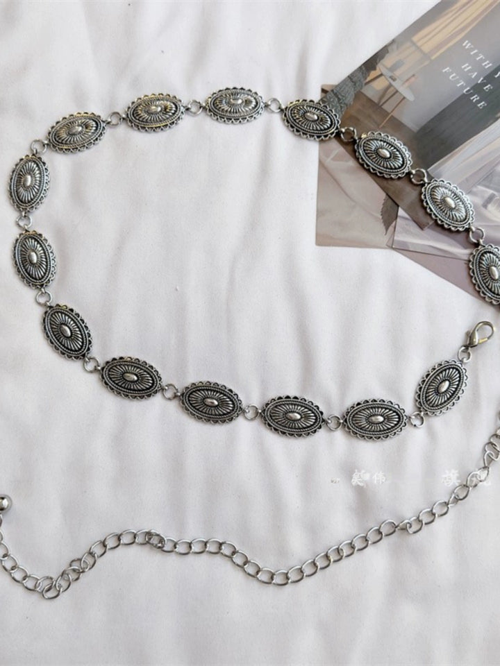 Silver Stylish Vintage Accessories Summer Waist Chain