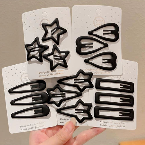 BB Minimalist Black Matte Organize Fantastic Side Barrettes