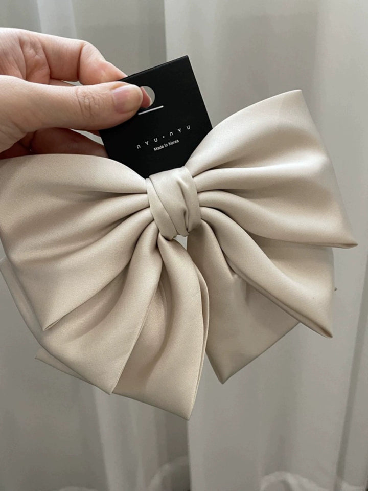 Drape Spring Clip High Quality Hairpin Satin Bows
