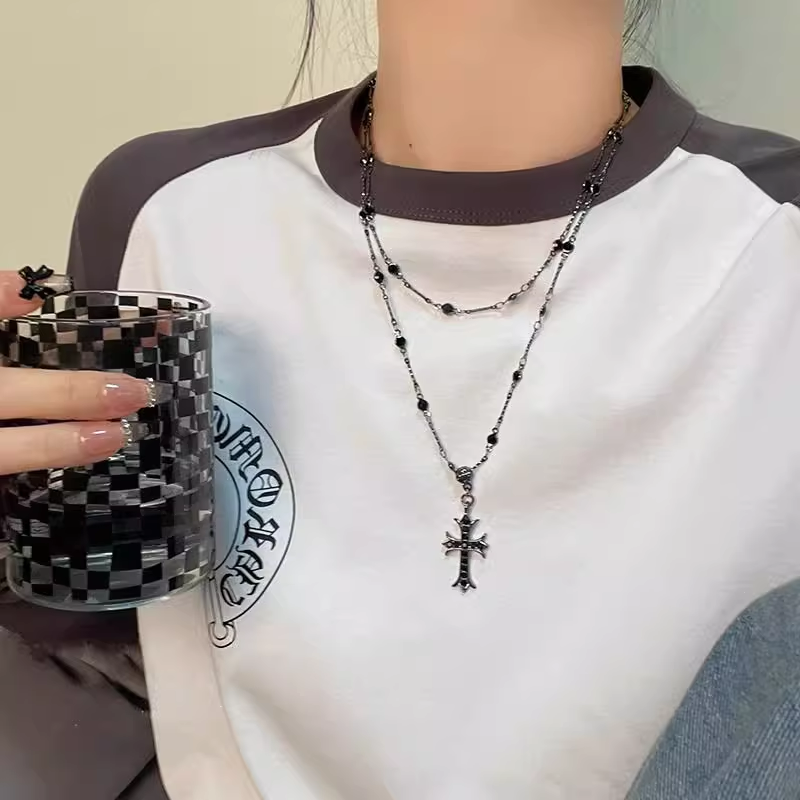 Choker Women's Double Layered Sweet Cool Sexy Necklace