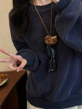 Cat Halterneck Women's Portable Anti-Lost Sunglasses Sweater Chain