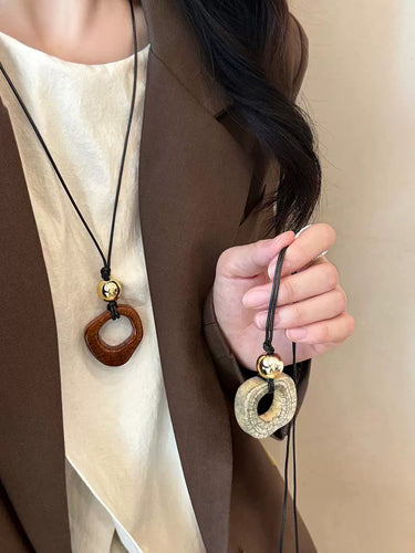 INS Pendant Female Niche Design Unique Camel Bone