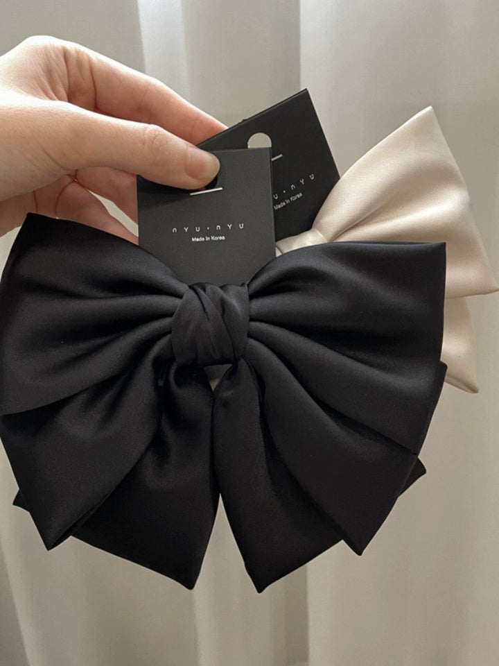 Drape Spring Clip High Quality Hairpin Satin Bows