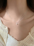Accessible Luxury S925 Women's Niche Style Sweet Cool Pearl Necklace