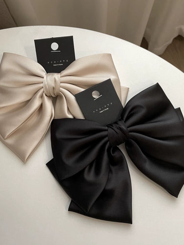 Drape Spring Clip High Quality Hairpin Satin Bows