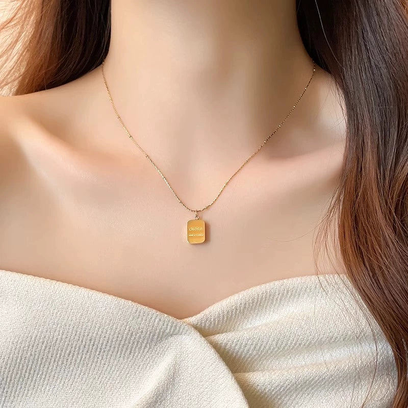 Light Luxury Minority Best Selling Non-Fading Titanium Steel Women's Necklace