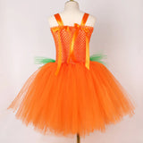 Orange Pumpkin Costume for Girls Halloween Tutu Dress Ghost Pumpkin Witch Cosplay Dresses for Kids Fancy Carnival Party Clothes - www.sixcolors.us
