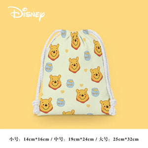 Disney Winnie The Pooh Bundle Pocket Draw String Cartoon Cloth Bag Student Clutter Storage Bag Makeup Bag Portable Toiletry Bags - www.sixcolors.us