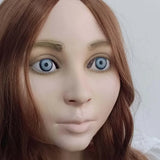 Movie M3GAN Cosplay Mask Wig Girl Headgear Halloween Character Play Terror Latex Helmet Costume Masquerade Dress Up Props - www.sixcolors.us